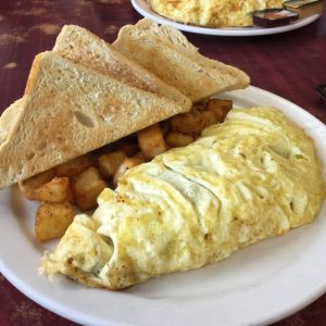 Mushroom & Cheese Omelette