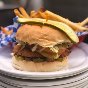 Spicy Cajun Chicken Burger